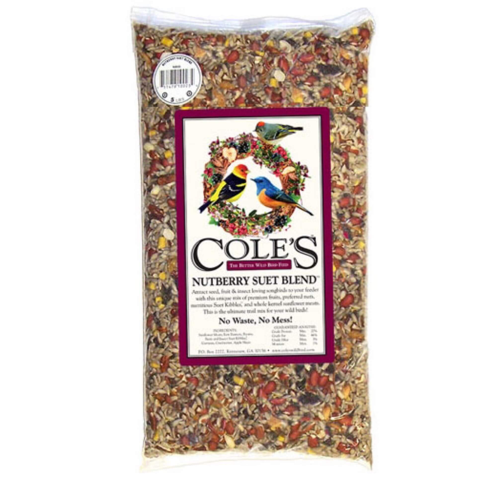 Cole’s Nutberry Suet Blend 5lbs