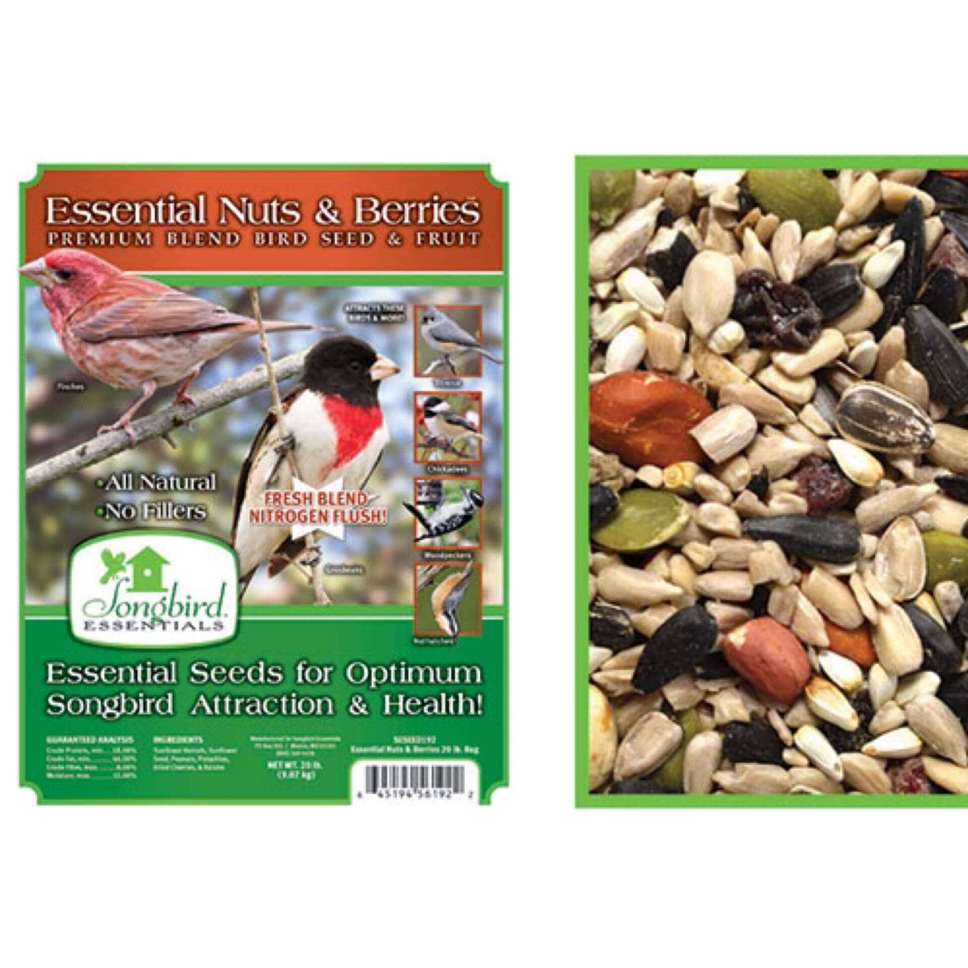 Songbird Essentials Nuts & Berries 5 Lb